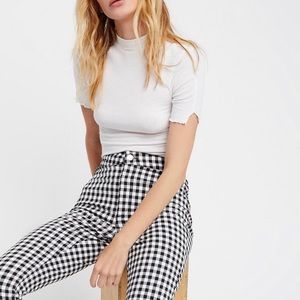 free people cropped kick flare pant